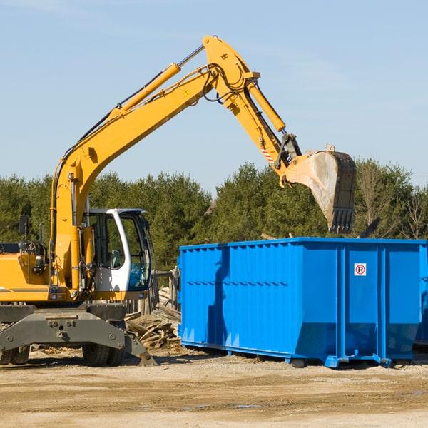 large dumpster rental for home renovation project